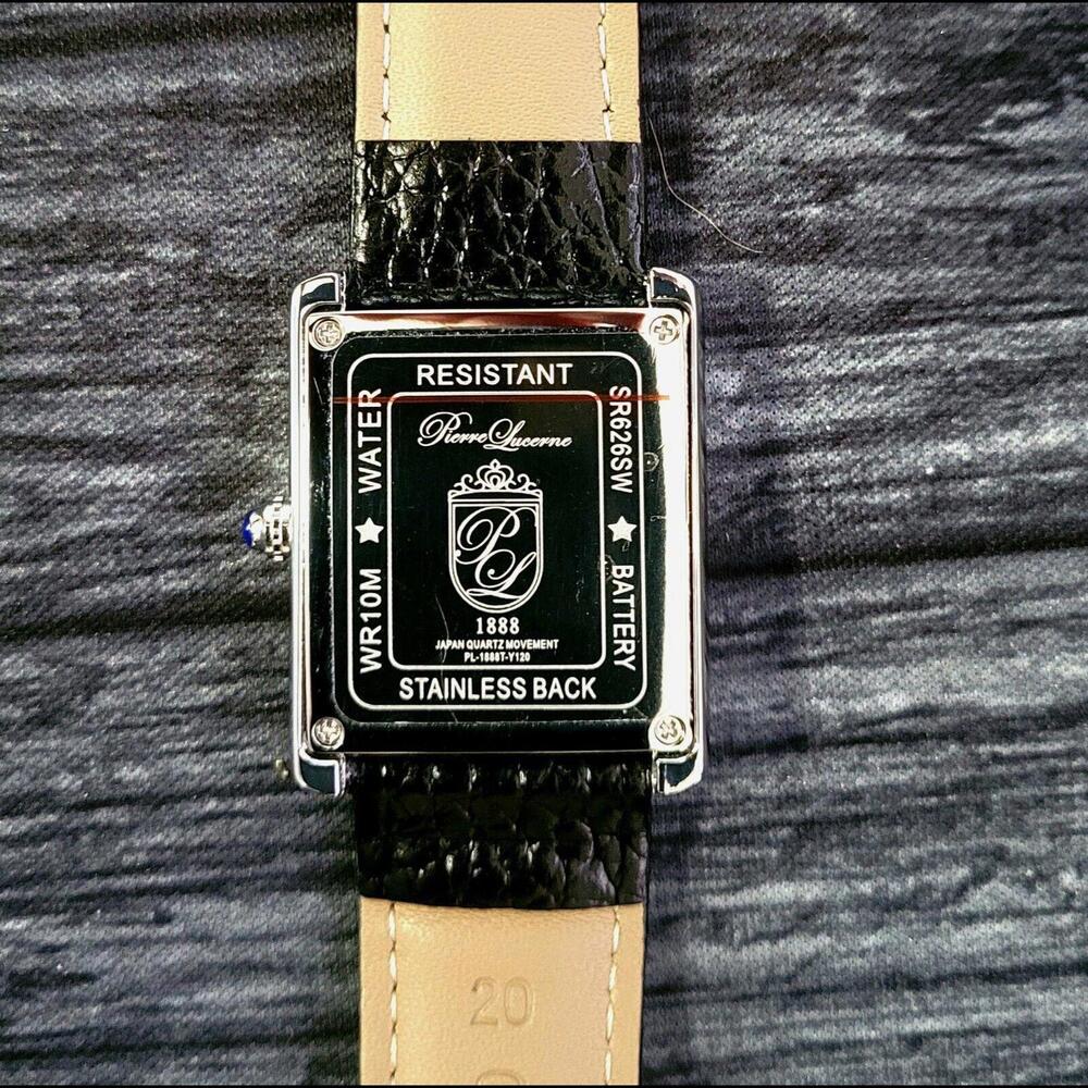 Pierre Lucerne Colours Emerald 1888 Mens Tank Watch - Picture 9 of 14
